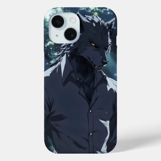 Elegante weerwolf anime Case-Mate iPhone case (Achterkant)