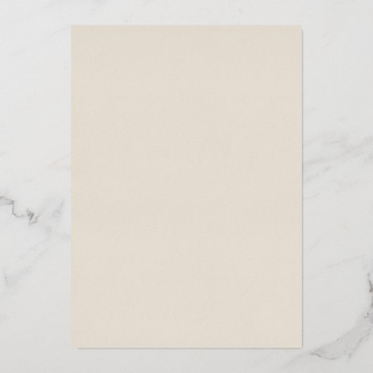 Elegante Weide Boho Wildbloem Bruiloft Folie Uitnodiging (Achterkant)