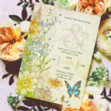 Elegante Weide Boho Wilde Bloem Bruiloft