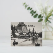 Elegante wenskaart voor elke gelegenheid briefkaart (Staand voorkant)