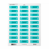Elegante wervelingen en bladeren etiket (Full Sheet)