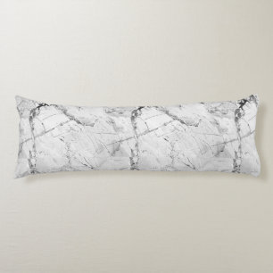 Elegante wervelingen Grijs 'Granite Haze Whorl' Ma Lichaamskussen