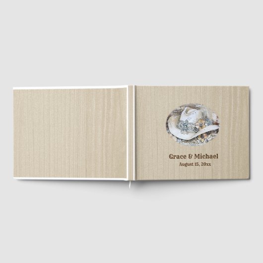 Elegante Westerne Boho bruiloft Gastenboek (Volledig)