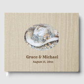 Elegante Westerne Boho bruiloft Gastenboek (Voorkant)