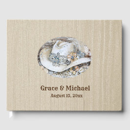 Elegante Westerne Boho bruiloft Gastenboek