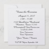 Elegante Westerne uitnodiging (Achterkant)