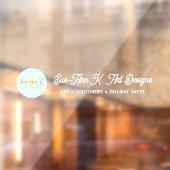 Elegante Whimsical Kerstwinkel Ruitersticker Raamsticker (Vel 2)