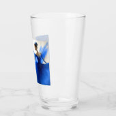 Elegante Whirl Ballet in indigoblauw Glas (Links)