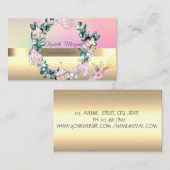 Elegante Whisk Cupcakes groen bakkerij Visitekaartje (Voorkant / Achterkant)