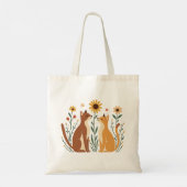 Elegante whiskers tote bag (Achterkant)