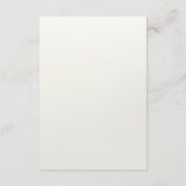 Elegante White Cream Heart Detail Enclosure Kaart (Achterkant)