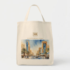 Elegante wijk Al-Olaya, Canvas tas van Riyad