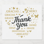 Elegante Wijn & Mousserende Labels – Perfect voor  Sparkling Wijnetiket (Enkel label)