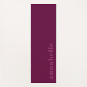 Elegante wijn trendy Minimal Modern Yogamat (Voorkant)