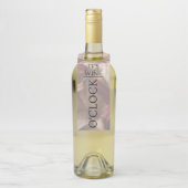 Elegante wijnfleslabels flessenhanger (Op fles)