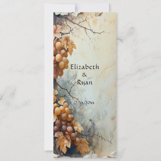 Elegante wijnkaart (Achterkant)