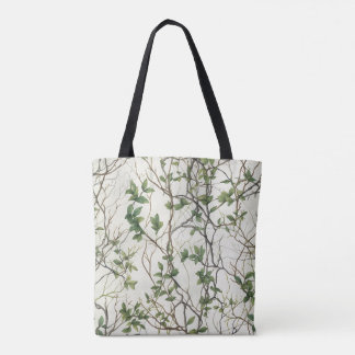 Elegante wijnstok Canvas tas – botanisch geïnspire