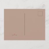 Elegante Wijzig de Datum Trouwkaart Uitnodiging Briefkaart (Achterkant)