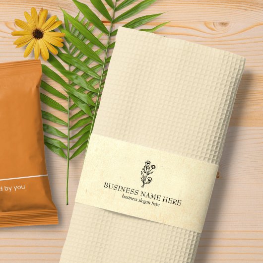 Elegante Wild Flower Custom Handgemaakt Rubberstempel