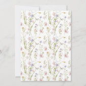 Elegante Wild & Onederful Vlinders 1e Verjaardag Kaart (Achterkant)