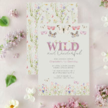 Elegante Wild & Onederful Vlinders 1e Verjaardag