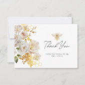 Elegante wilde bloem bedoeld om te zijn dank u kaa kaart (Voorkant)