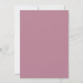Elegante Wilde Bloem Bloemen Bruiloft Save The Date (Achterkant)