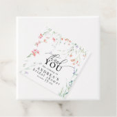 Elegante Wilde Bloem Bloemrijke Bruids Shower Beda Bedankjes Labels (In situ)