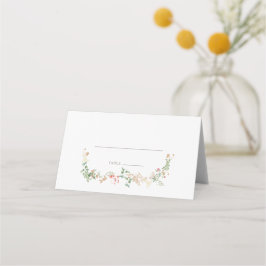 Elegante Wilde Bloem Bloemstuk Plaatskaart Plaatskaartje