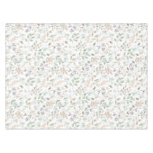 Elegante Wilde Bloem Boho  Tafelkleed (Voorkant (Horizontaal))