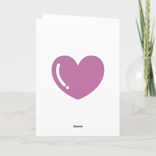 Elegante Wilde Bloem Botanische Valentijn Vakantie Kaart (Achterkant)