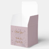 Elegante Wilde Bloem Bruiloft Favor Doos Bedankdoosjes (Geopend)