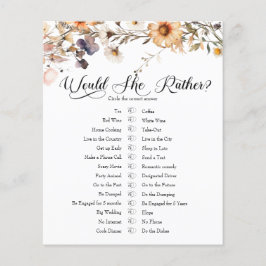 Elegante Wilde Bloem  | Zou Ze Liever Spel