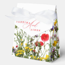 Elegante wilde bloemen bloeiende tuin bruiloft