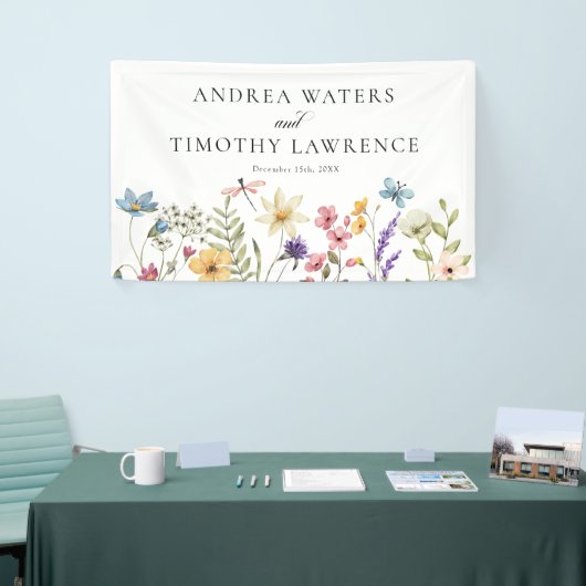 Elegante wilde bloemen | Bloemenbruiloft Spandoek (Beurs)