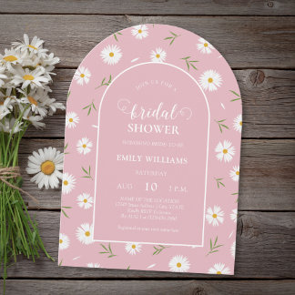 Elegante Wilde Bloemen Bloemetuin Bruidsmeisjesfee Kaart