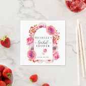 Elegante Wilde Bloemen | Boho Bruidsdouche Servet (Insitu)