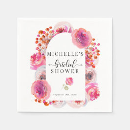 Elegante Wilde Bloemen | Boho Bruidsdouche  Servet