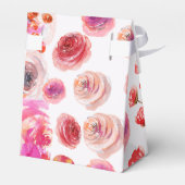 Elegante wilde bloemen | Boho Bruiloftsborrel Bedankdoosjes (Achterkant)