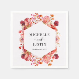 Elegante wilde bloemen | Boho Floral Servet