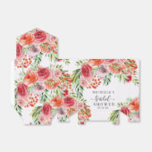 Elegante wilde bloemen | Boho-Vrijgezellenfeest Bedankdoosjes (Uitgevouwen)