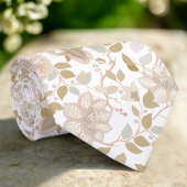 Elegante wilde bloemen Eenvoudige minimalistische Stropdas