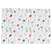 Elegante wilde bloemen groot cadeauzakje (Achterkant)