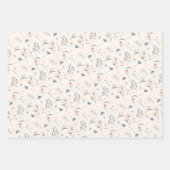 Elegante wilde bloemen inpakpapier vel (Voorkant)