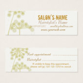 Elegante wilde bloemen moderne professionele bloem mini visitekaartjes (Voorkant /achterkant)