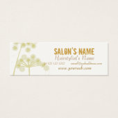 Elegante wilde bloemen moderne professionele bloem mini visitekaartjes (Voorkant)