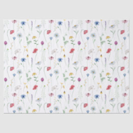 Elegante Wilde Bloemen Tissuepapier