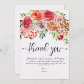 Elegante Wilde Bloemen | Voorjaar Zomer Bedankt (Voorkant / Achterkant)