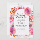 Elegante wilde bloemen | Vrijgezellenfeest van de  Kaart (Voorkant)