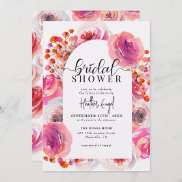 Elegante wilde bloemen | Vrijgezellenfeest van de  Kaart